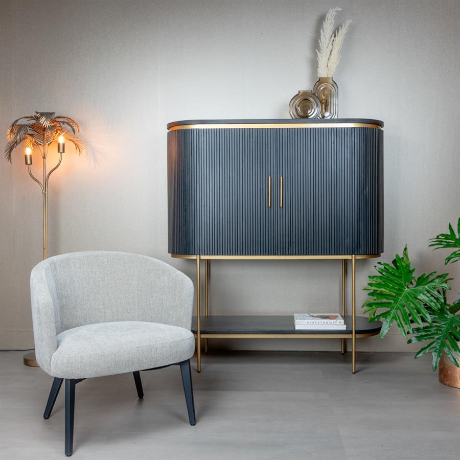 Tower Living Fauteuil Albi – Nature Stof